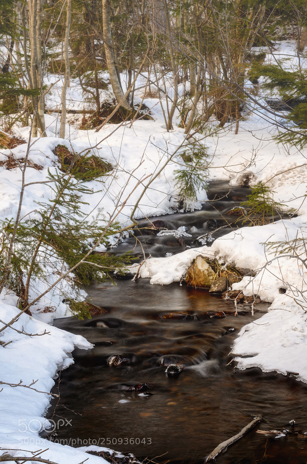 Nikon D7000 sample photo. Flow underneath the ice photography