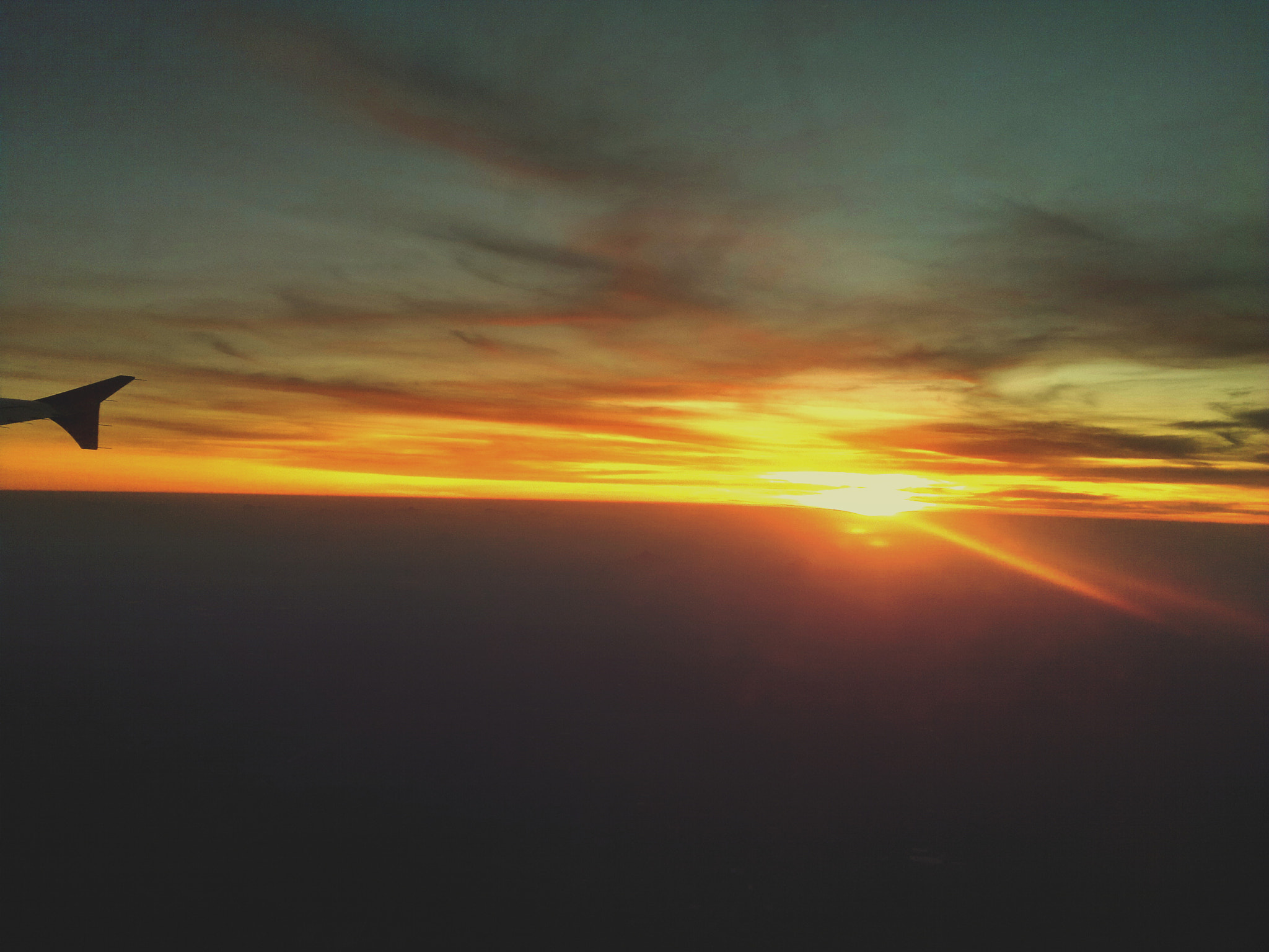 Nokia N8-00 sample photo. From my airplane window photography