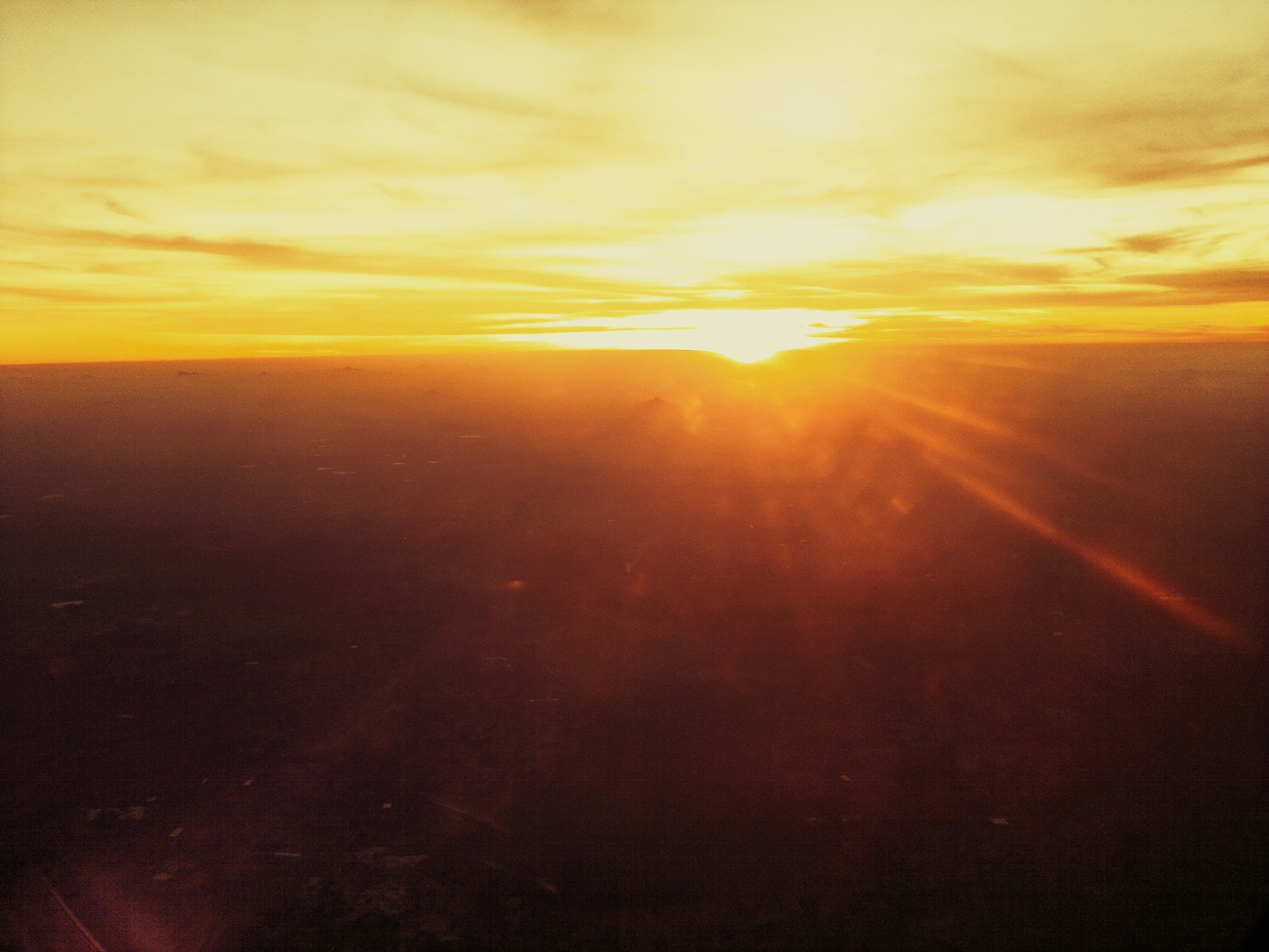Nokia N8-00 sample photo. From my airplane window photography