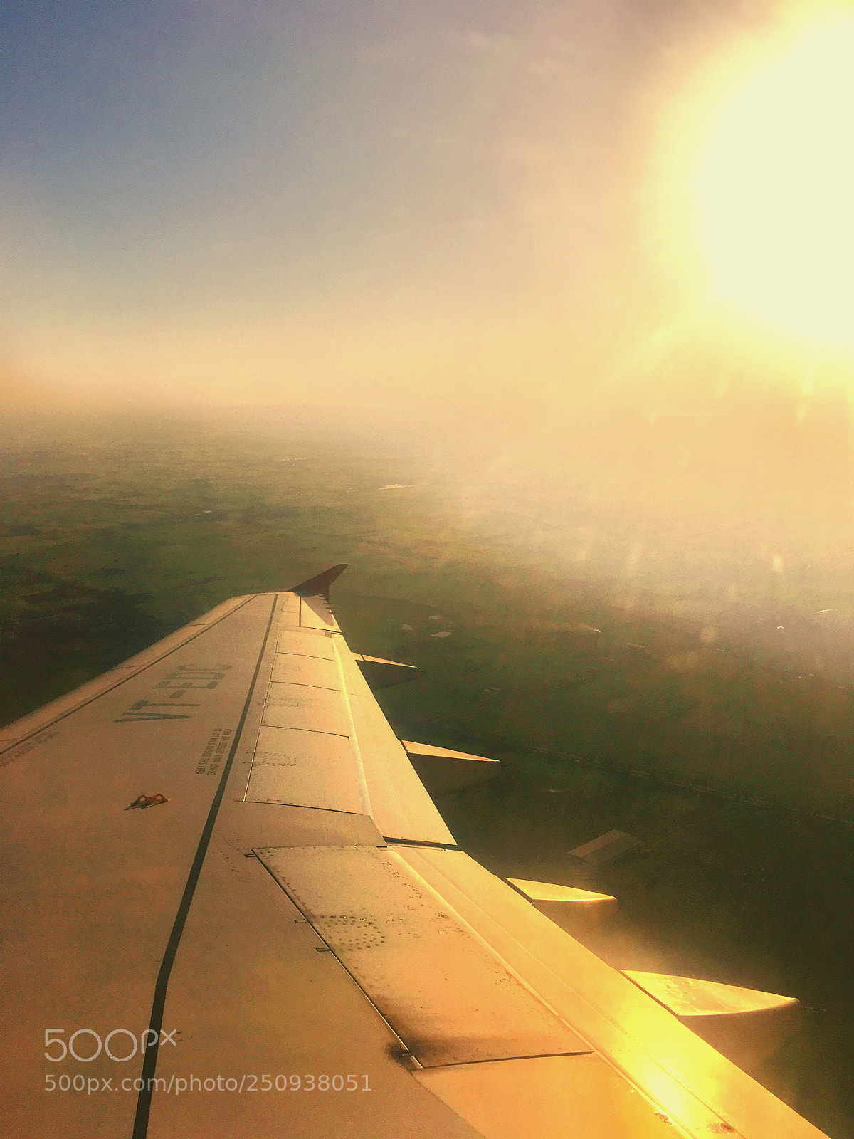 Apple iPhone SE sample photo. From my airplane window photography