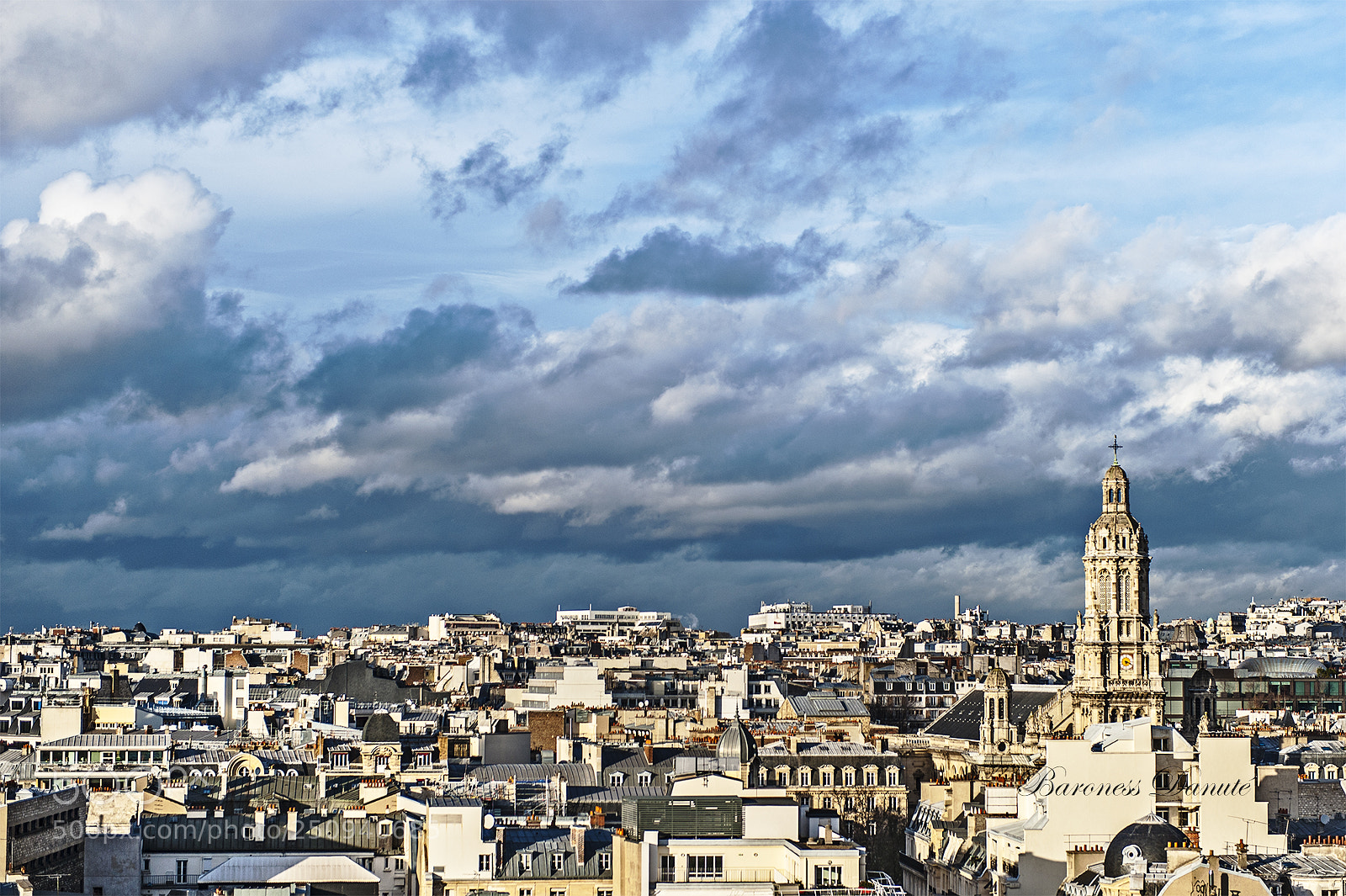 Nikon D3 sample photo. Above paris photography