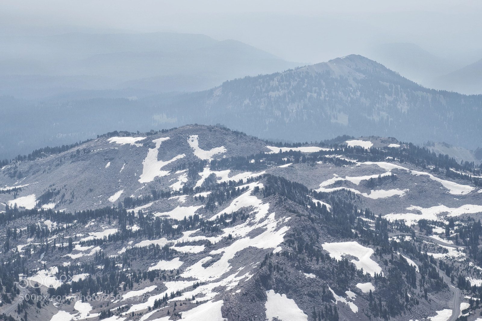 Pentax K-70 sample photo. View from lassen peak photography