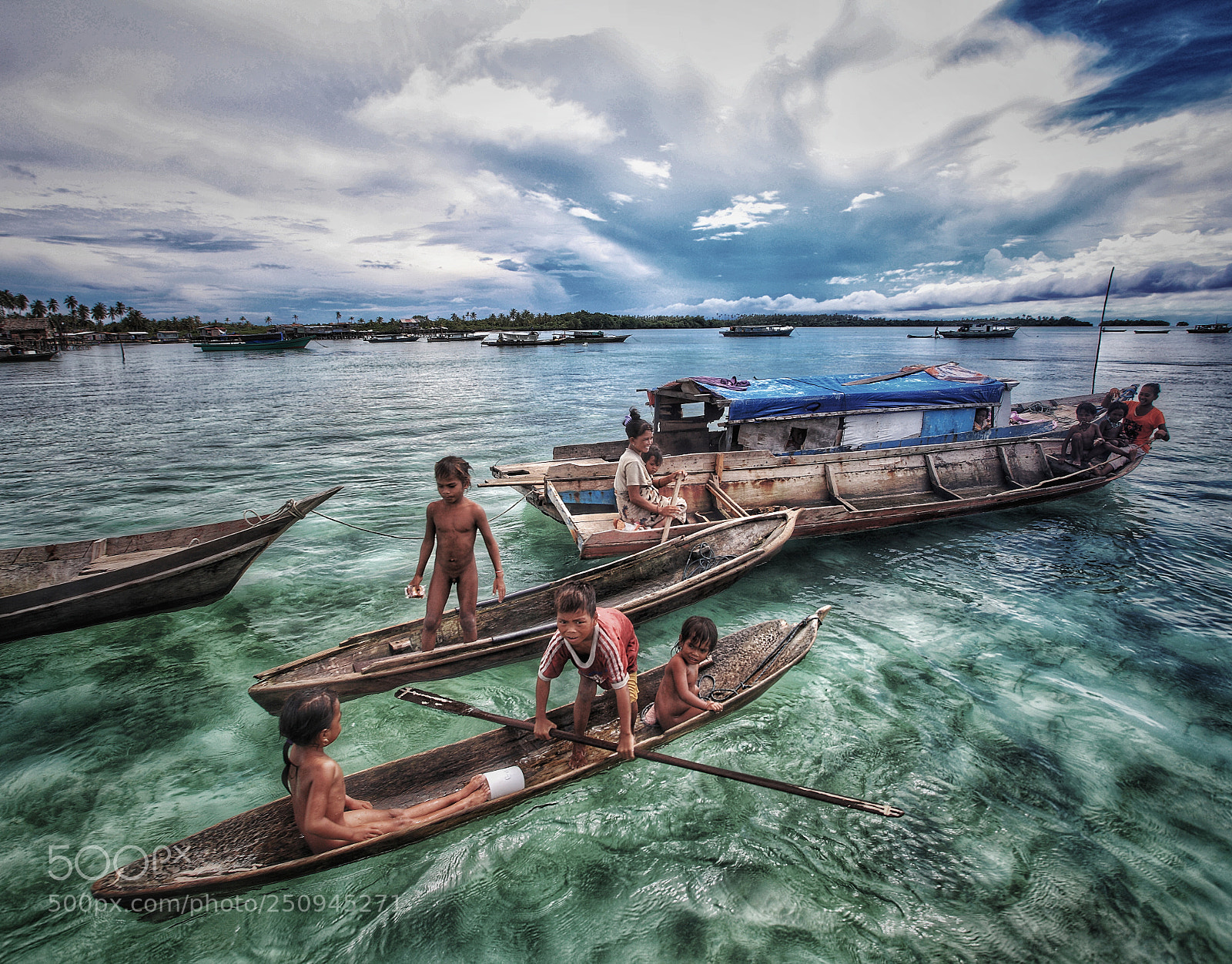 Canon EOS 5D Mark II sample photo. Bajau tribal life photography