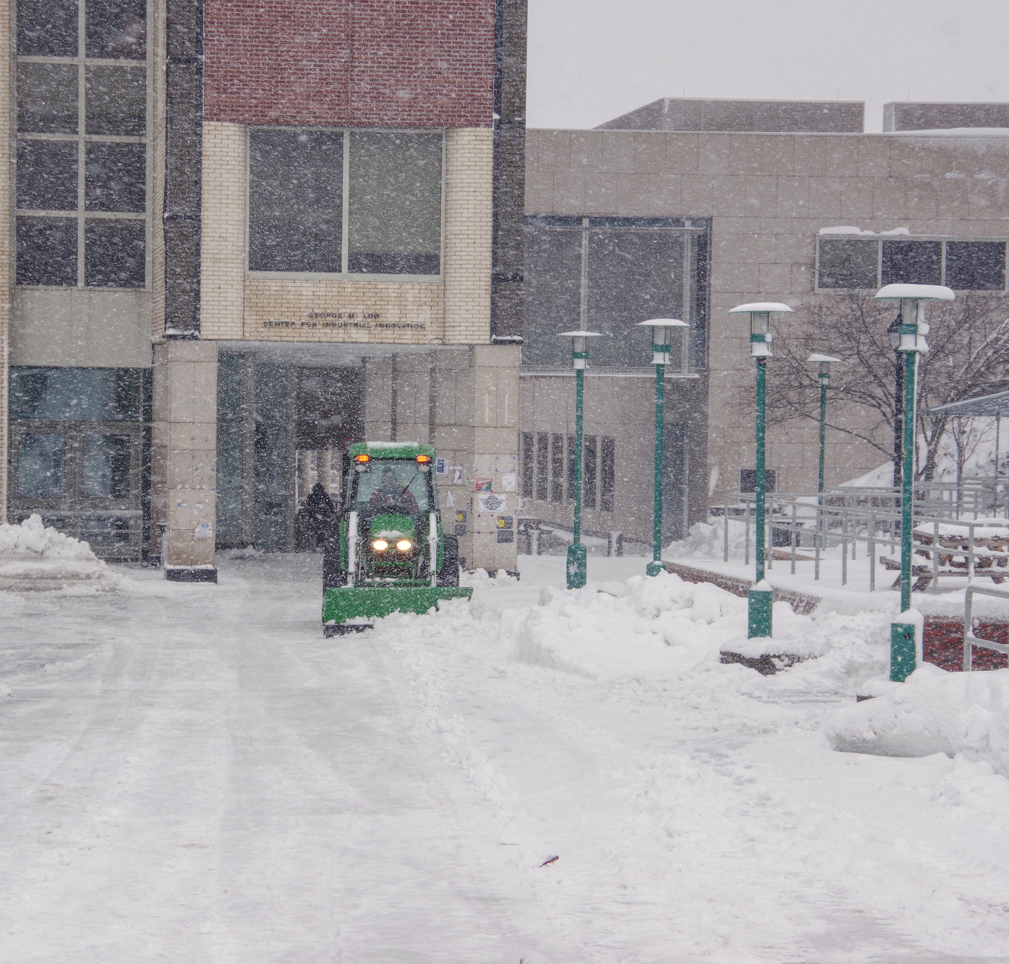 Pentax K-70 sample photo. Snow removal photography