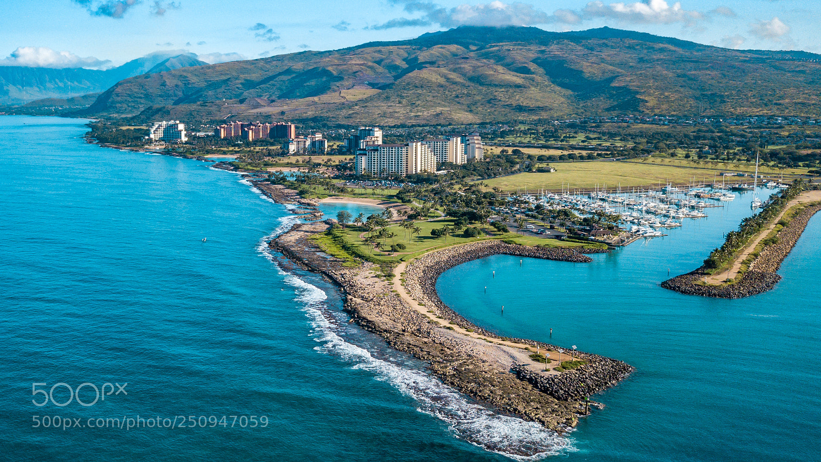 DJI FC220 sample photo. Ko olina resort hawaii photography