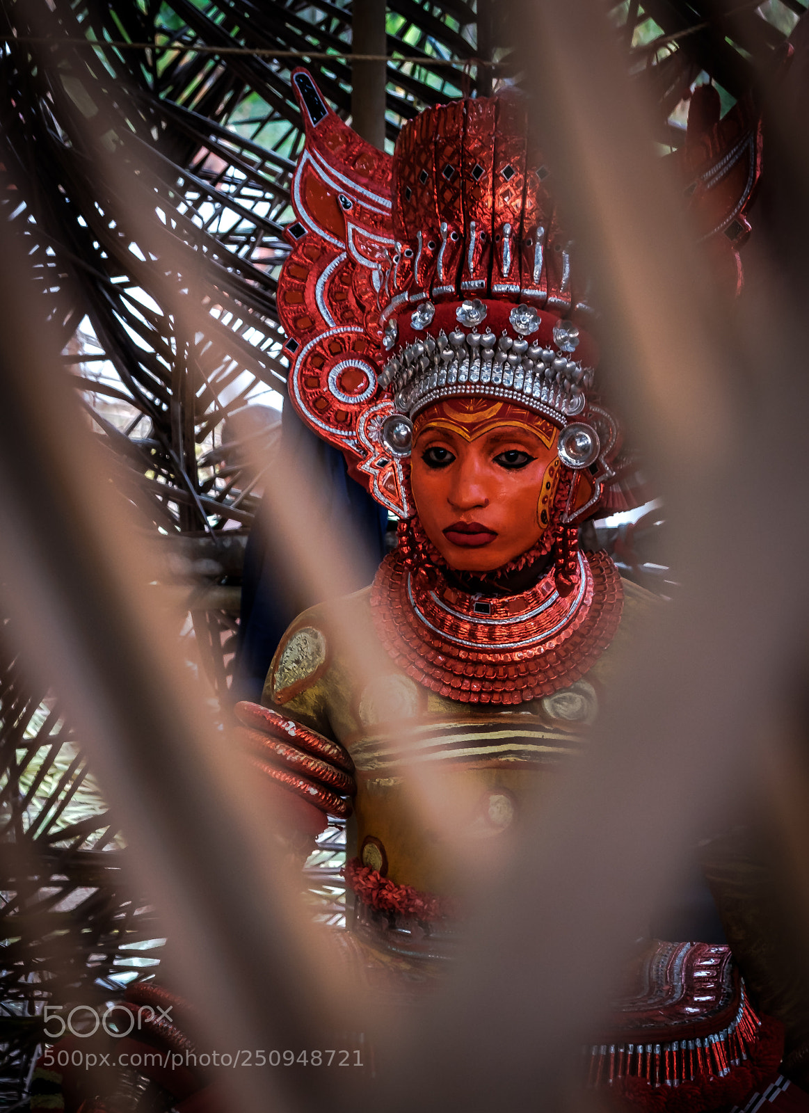 Fujifilm X-E3 sample photo. Theyyam artist photography