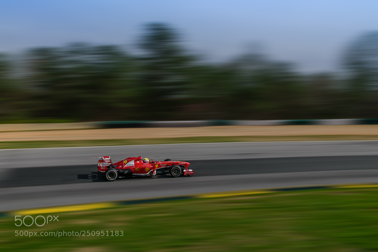 Nikon D5500 sample photo. Ferrari f1 car photography