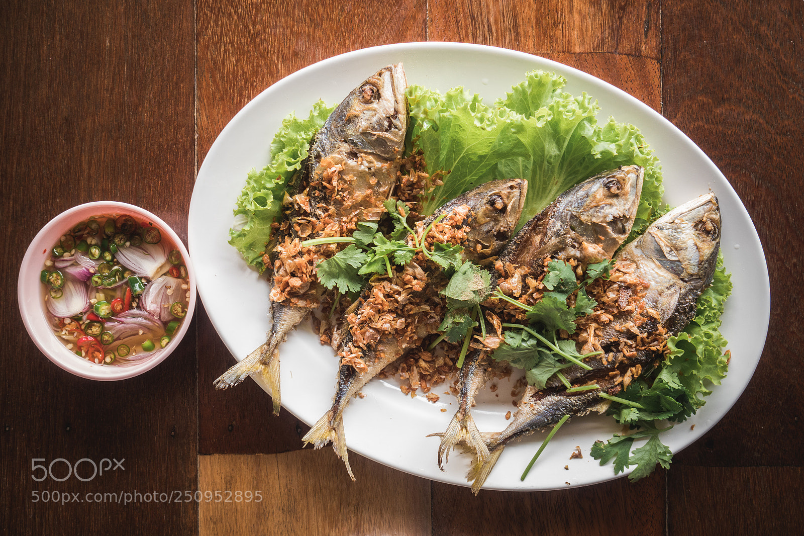 Olympus PEN-F sample photo. Asian food fried fish photography