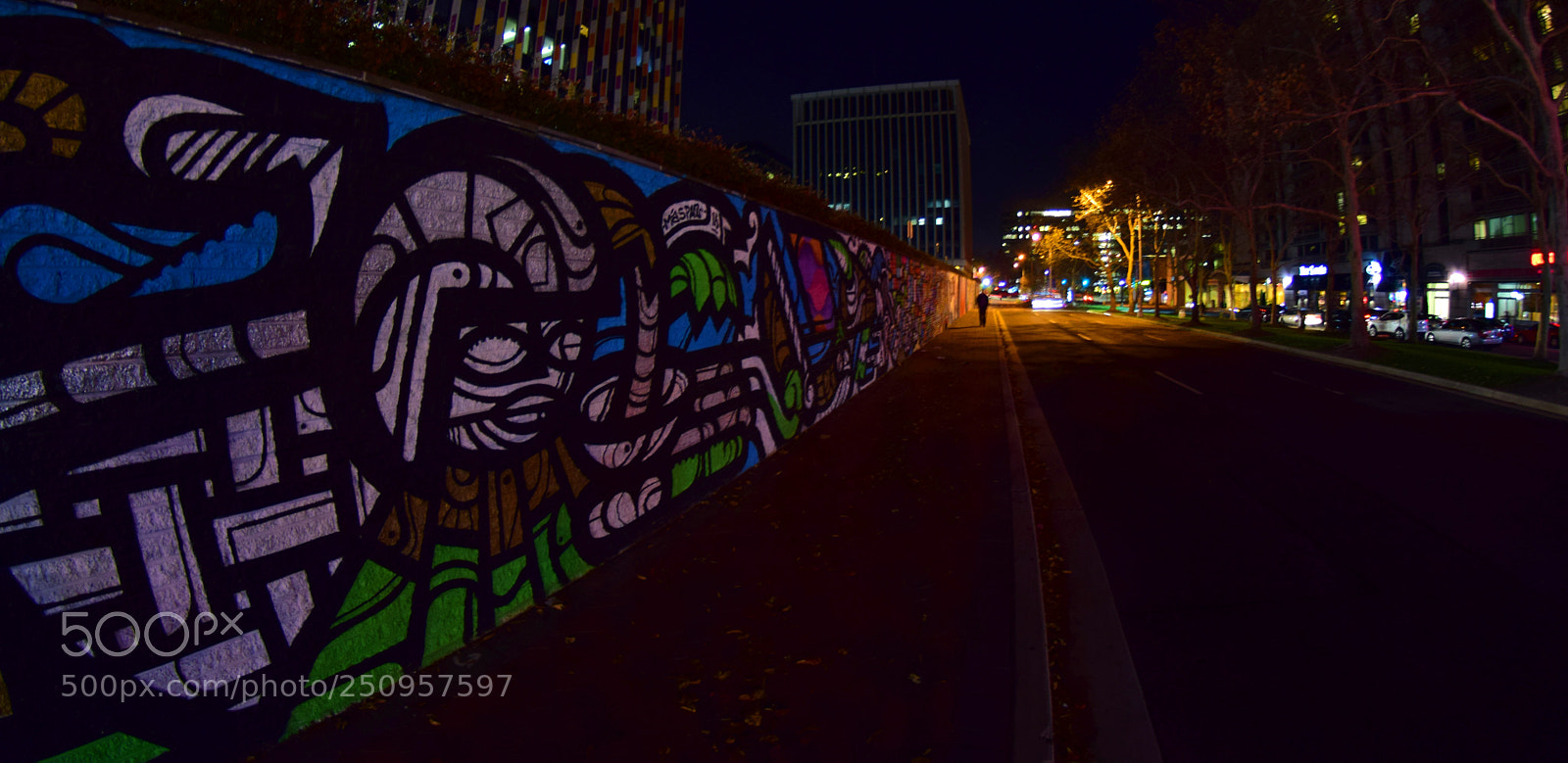 Nikon D5300 sample photo. Streetside silhouettes photography