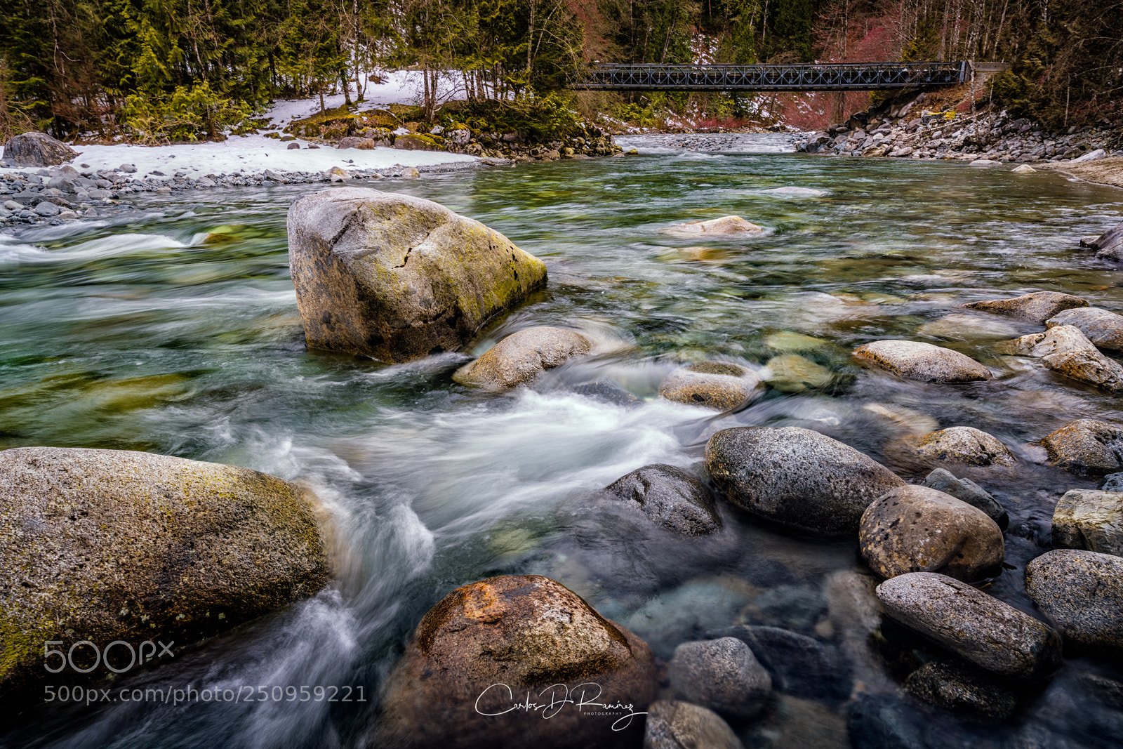 Sony a7R II sample photo. Cold river photography