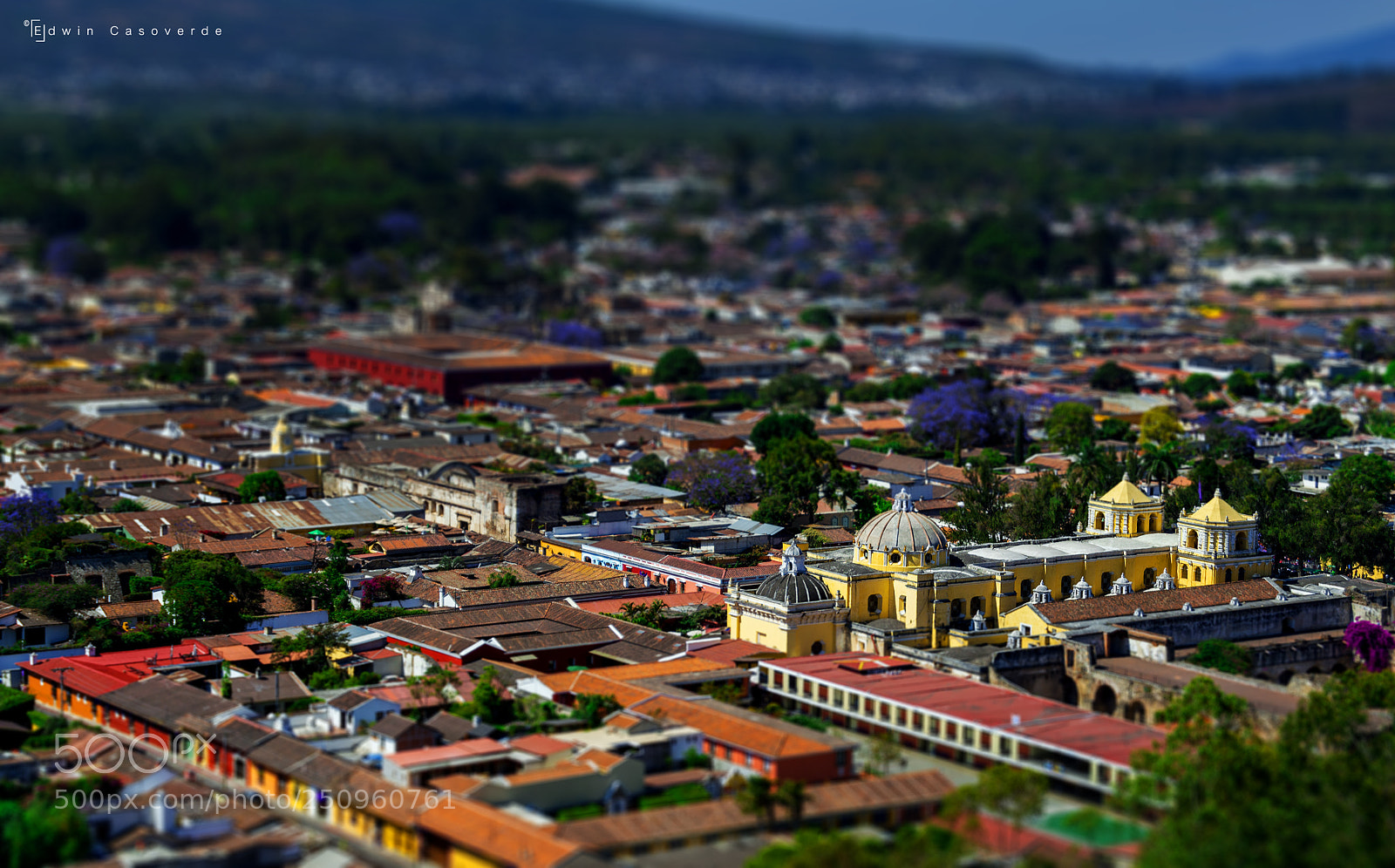 Nikon D3200 sample photo. Tilt–shift guatemala photography