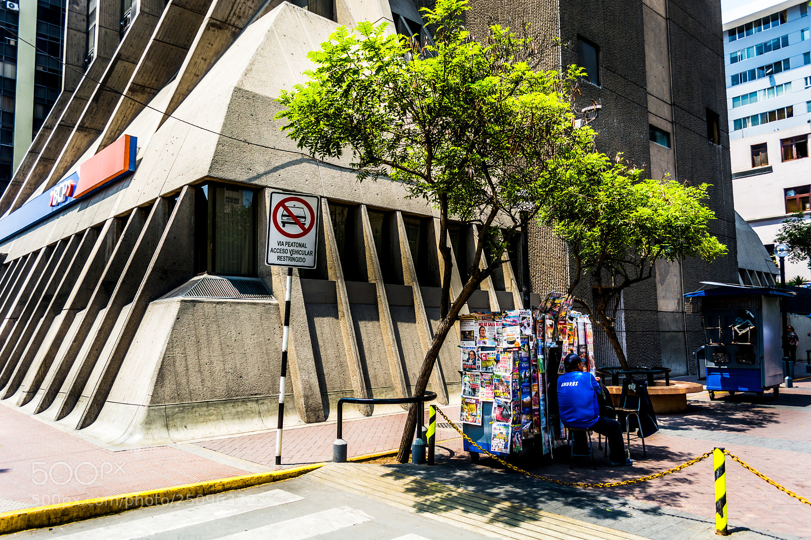 Nikon D5200 sample photo. The magazine seller photography