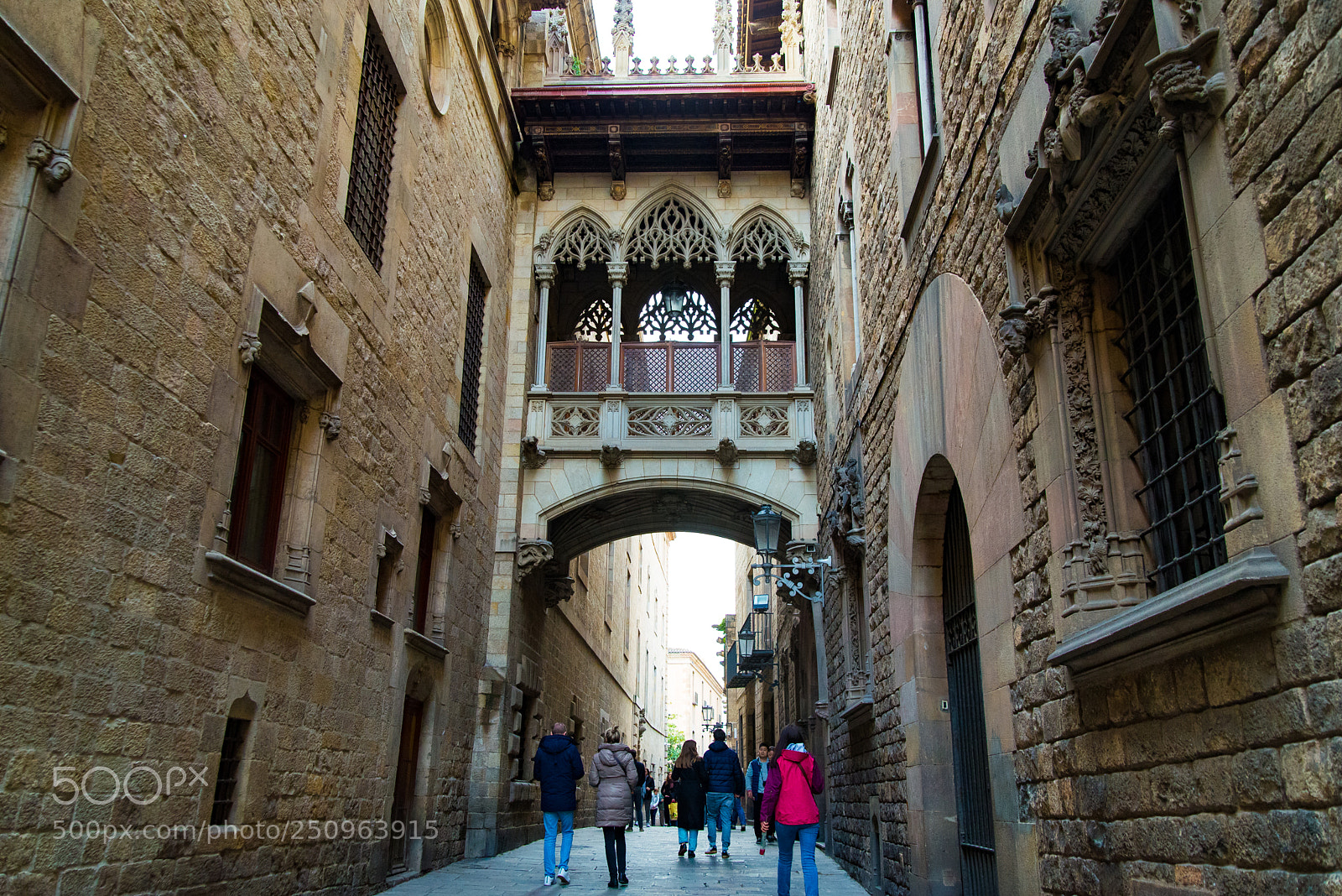 Nikon D610 sample photo. Carrer del bisbe barcelona photography