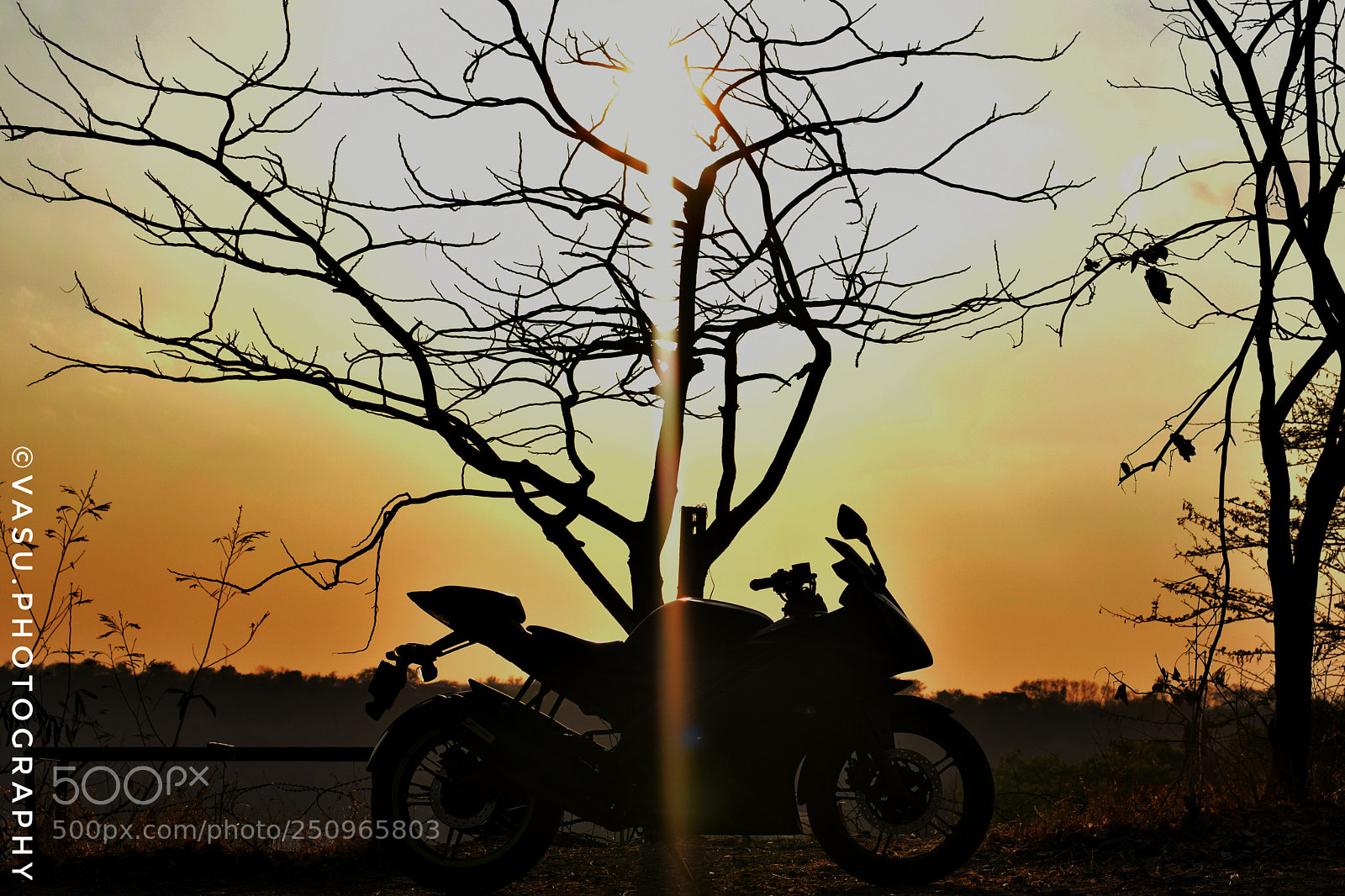 Nikon D3300 sample photo. The sunset bike photography