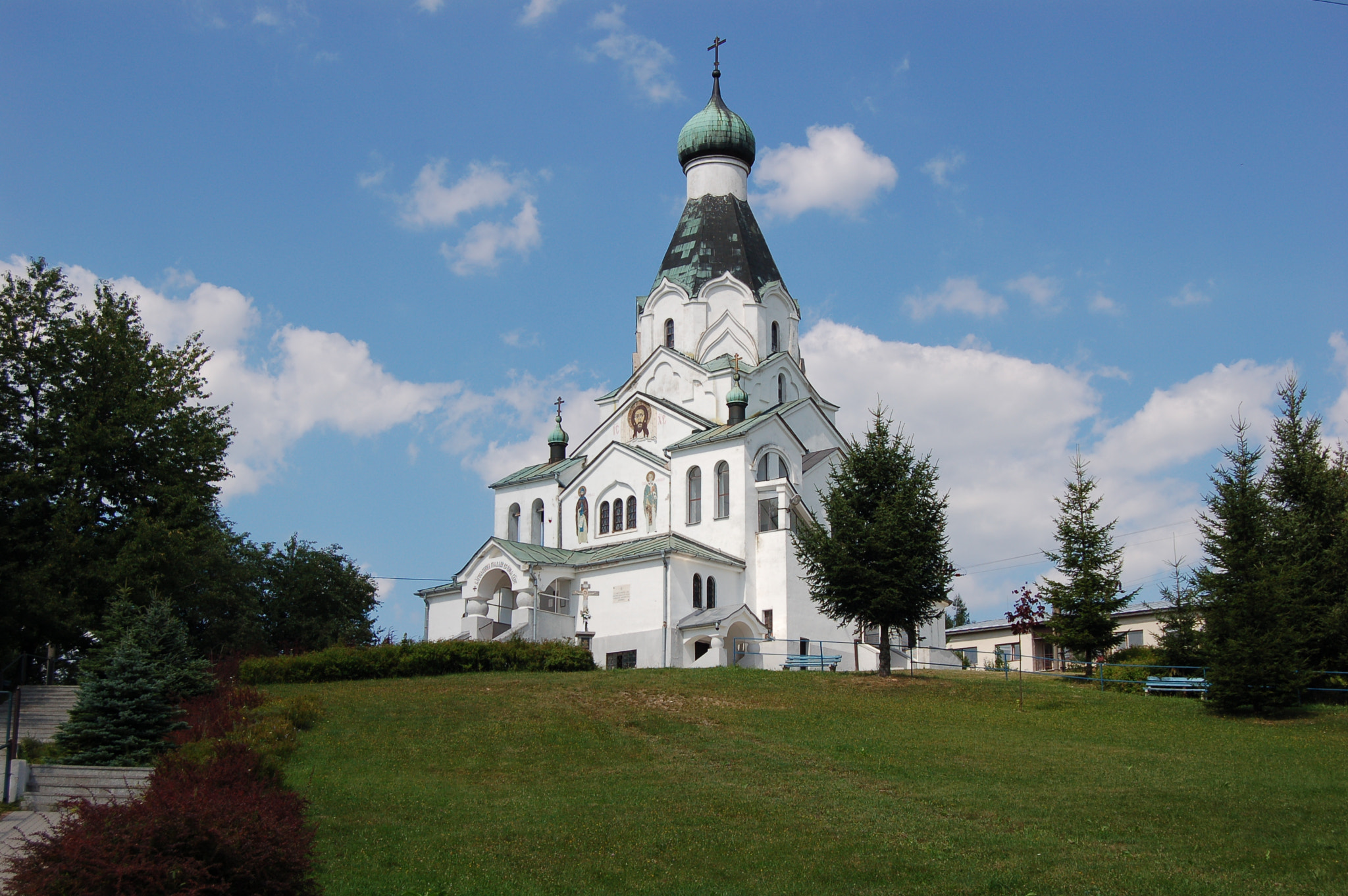 Nikon D50 sample photo. Orthodox church of the holy spirit in medzilaborce photography