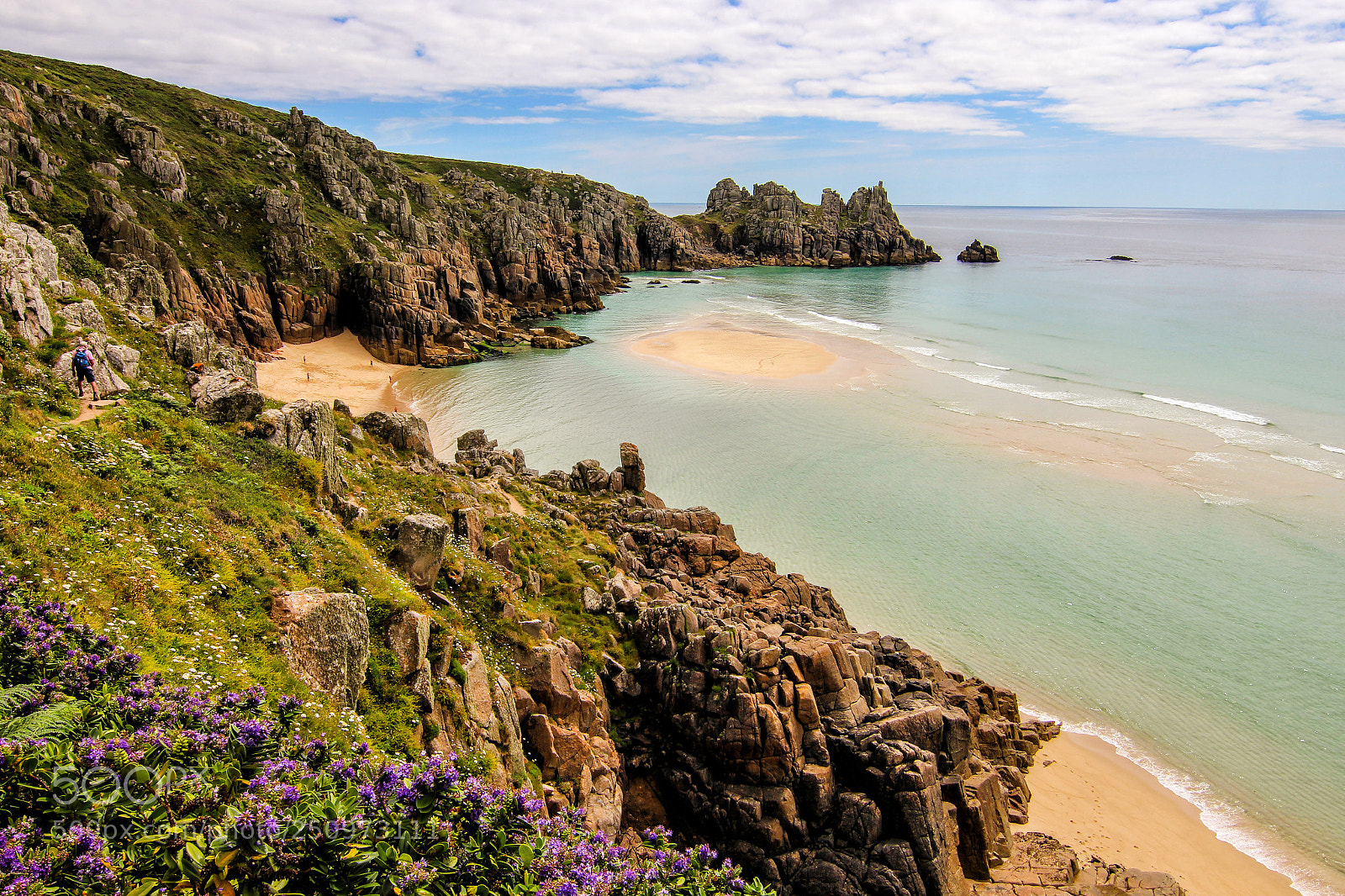 Canon EOS 700D (EOS Rebel T5i / EOS Kiss X7i) sample photo. Porthcurno beach photography