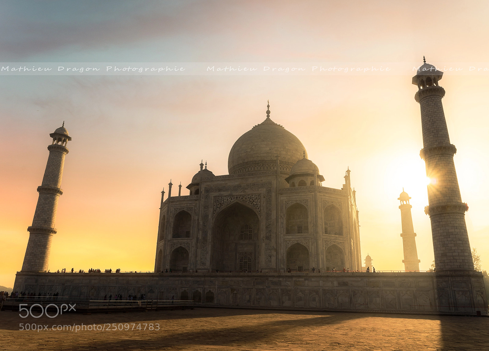 Nikon D800E sample photo. Sunrise taj mahal photography