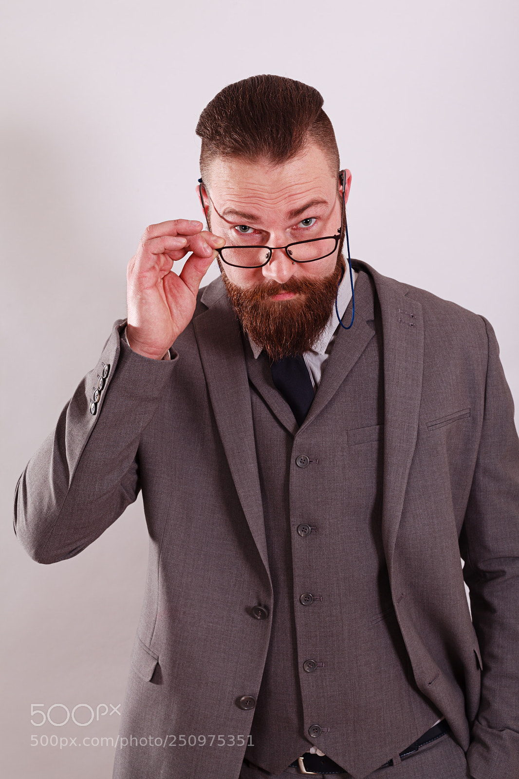 Canon EOS 5D Mark II sample photo. Business man with glasses photography