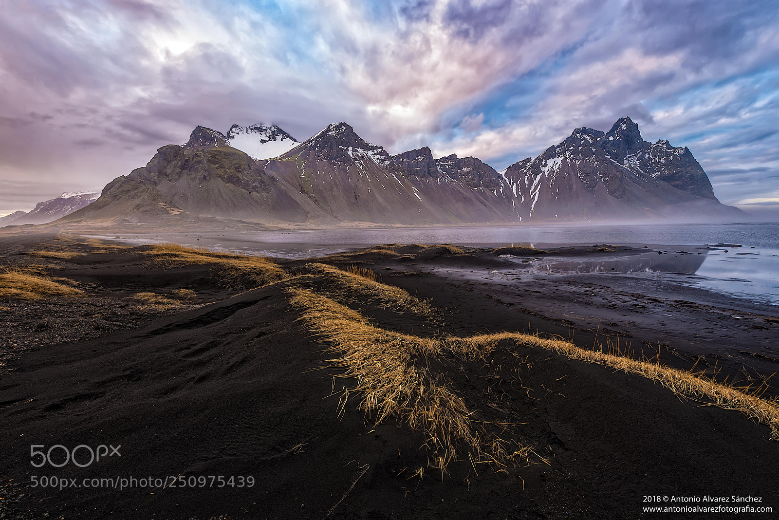 Nikon D610 sample photo. Vestrahorn mountains photography