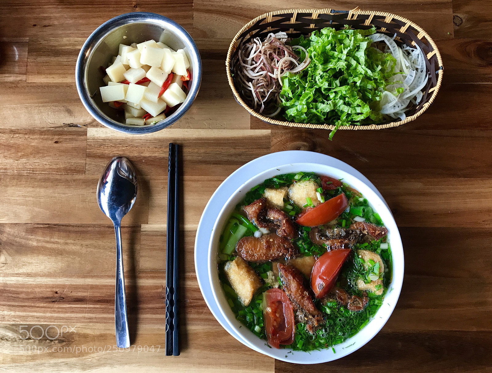 Apple iPhone 7 Plus sample photo. Fried fish noodle soup #2 photography