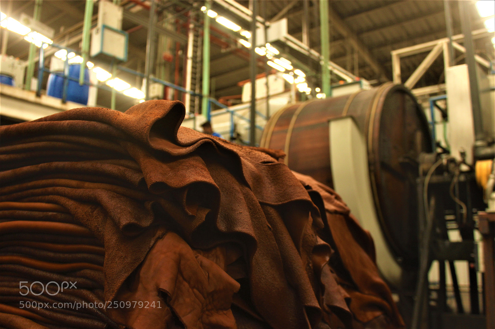 Canon EOS 500D (EOS Rebel T1i / EOS Kiss X3) sample photo. Leather tannery photography