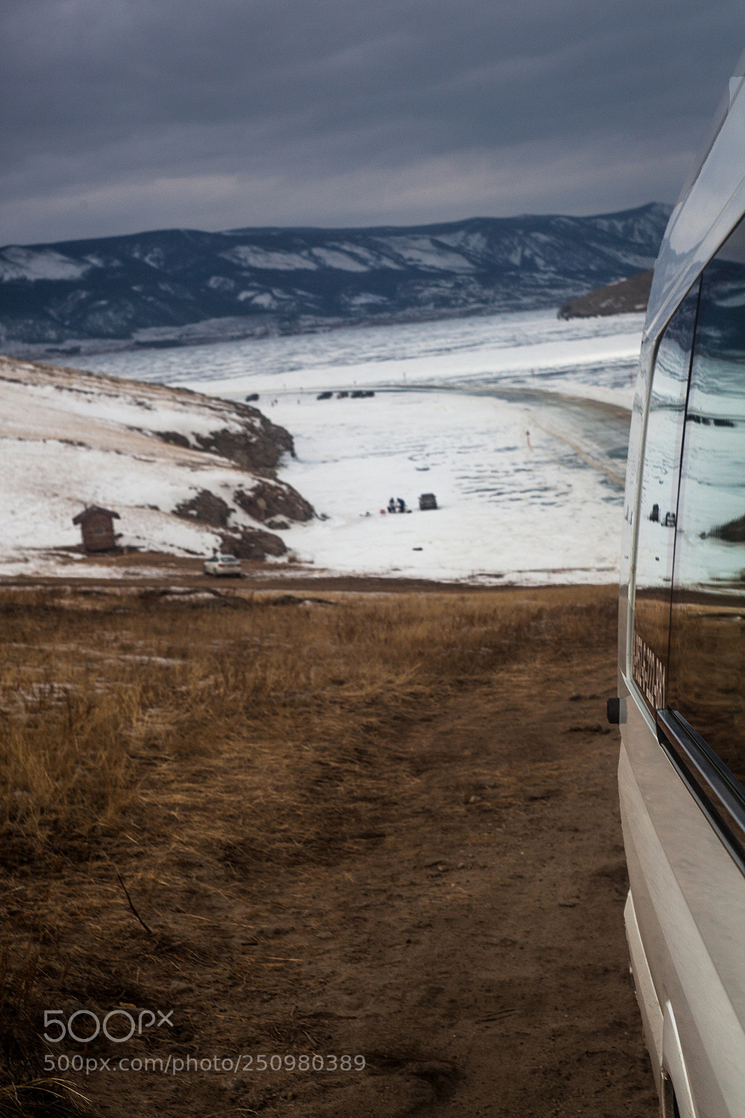 Canon EOS 5D Mark II sample photo. Crossing baikal lake photography