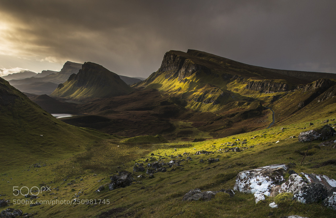 Nikon D800 sample photo. Quiraing light photography