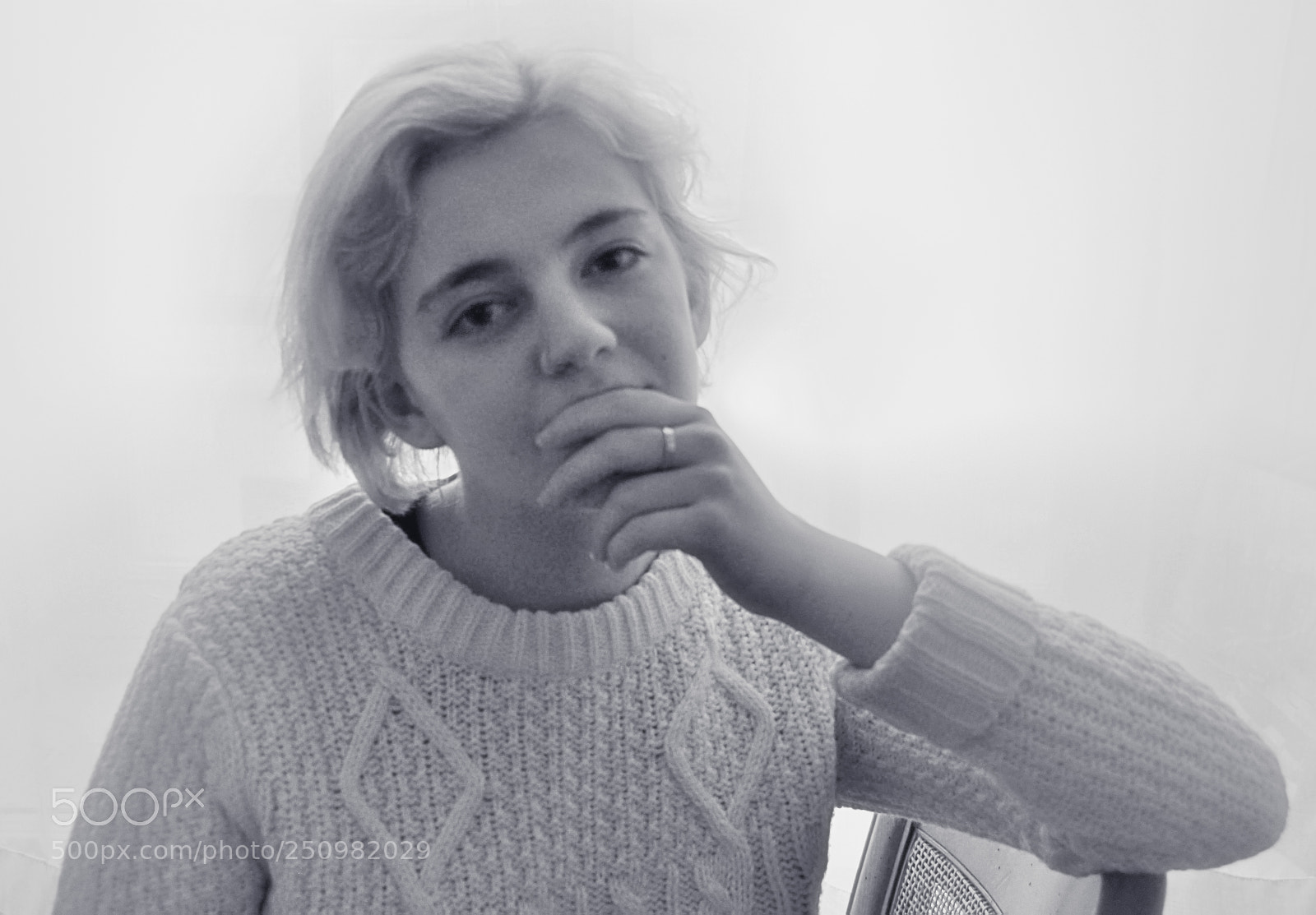 Nikon D90 sample photo. Pensive photography