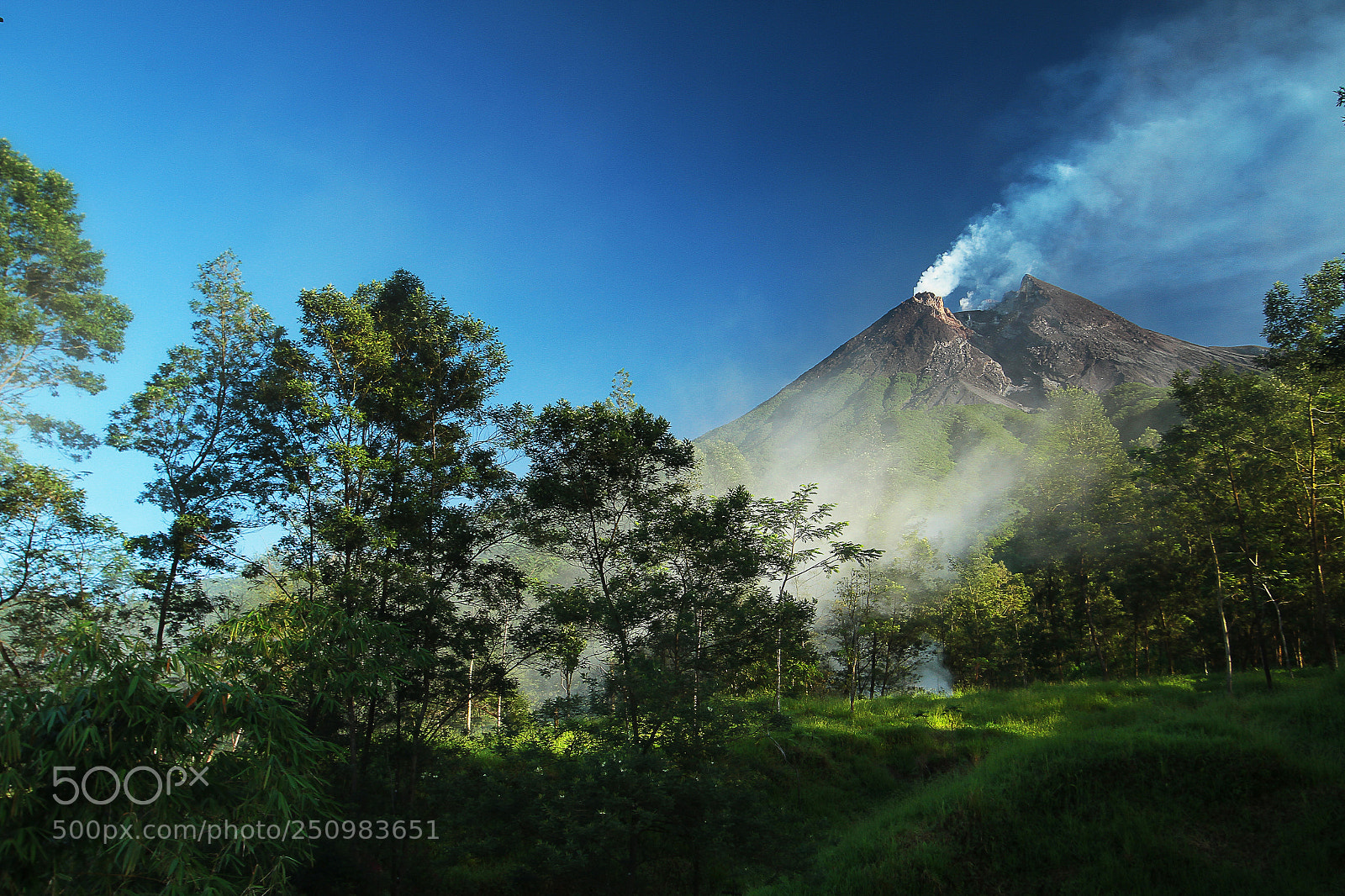 Canon EOS 7D sample photo. Merapi volcano photography
