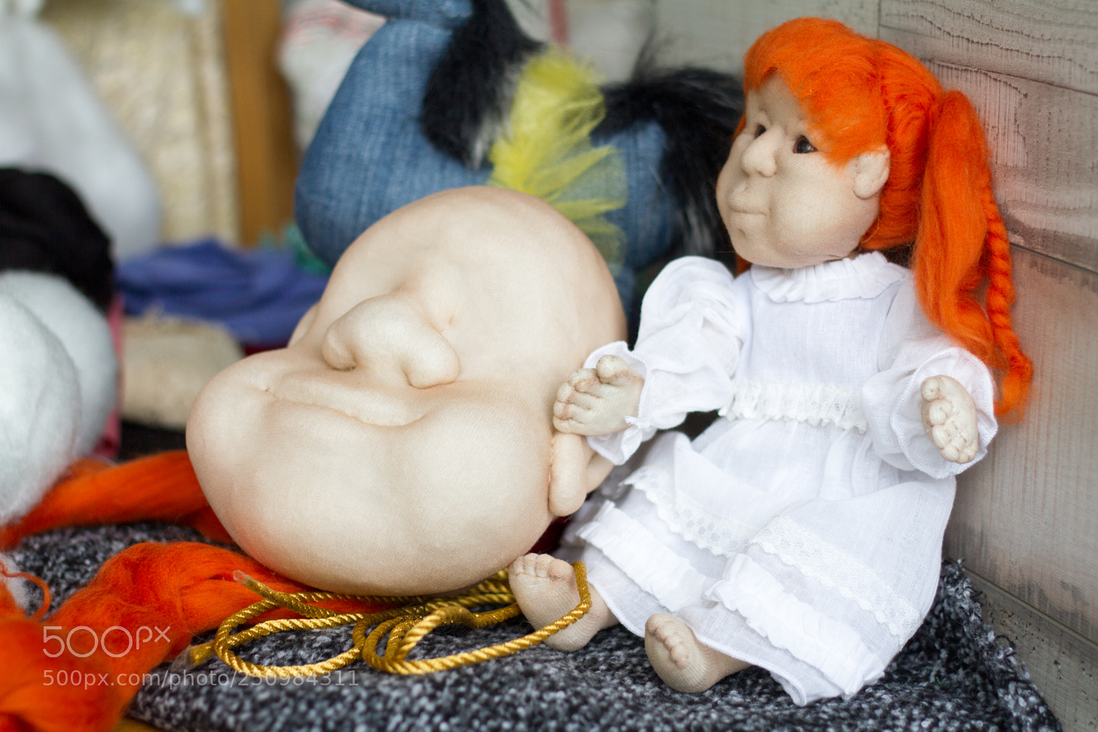 Canon EOS 7D sample photo. Making of handmade toys photography