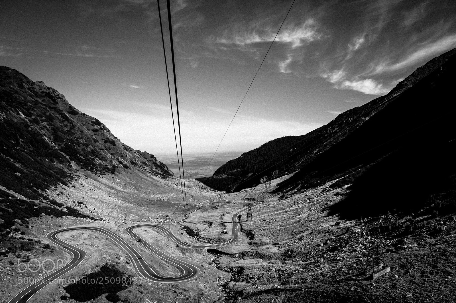 Nikon D300 sample photo. Road (transfogarasan) photography