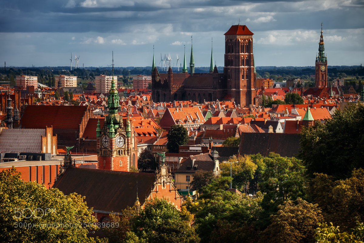 Canon EOS 5D Mark II sample photo. Old town of gdansk photography