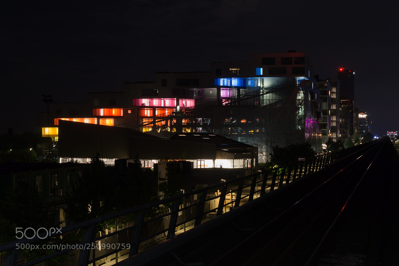 Sony a5100 sample photo. Buildings from metro station photography