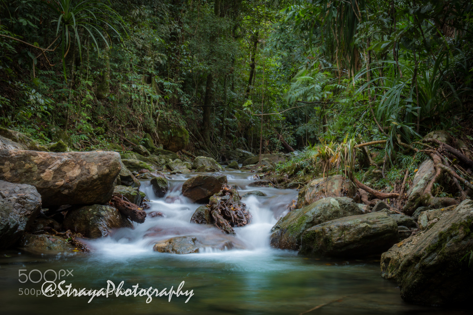 Canon EOS 70D sample photo. Crystal cascades stream. photography