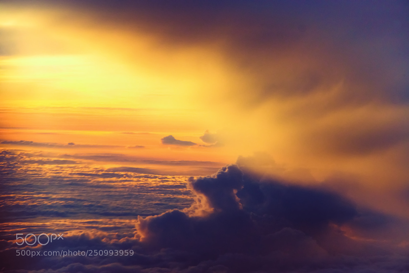 Nikon D800 sample photo. Fiery clouds photography