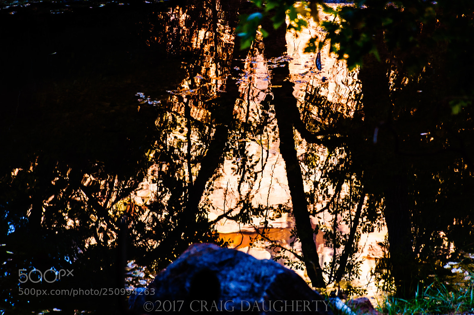 Nikon D90 sample photo. Sunset in desert pool photography