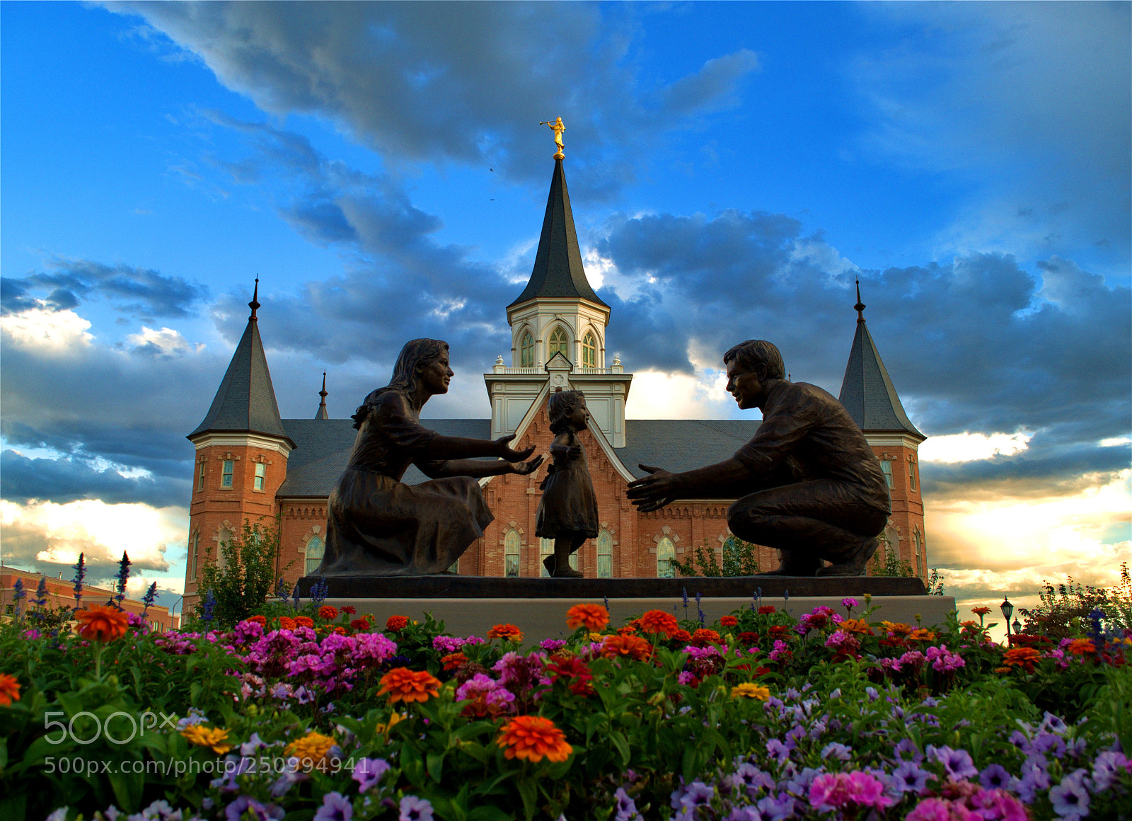 Nikon D3000 sample photo. Provo city center lds photography