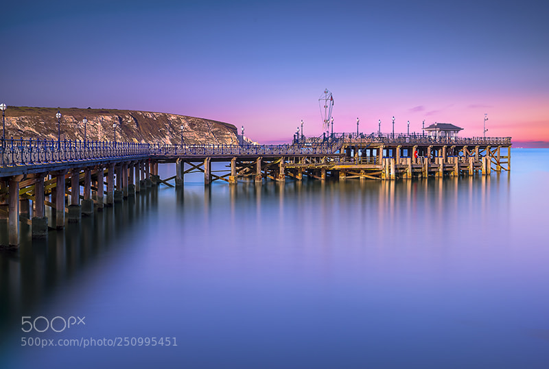 Nikon D810 sample photo. Swanage pier dorset uk photography
