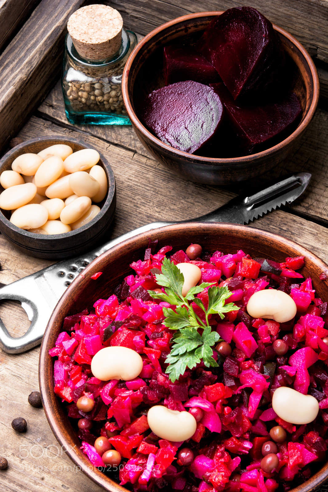 Nikon D7100 sample photo. Russian salad vinaigrette photography