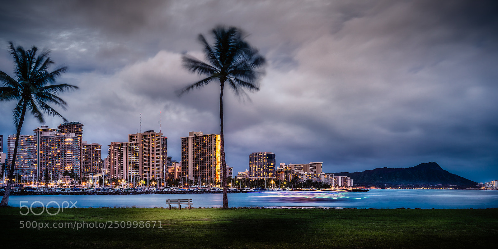 Sony a7R III sample photo. Magic island waikiki photography
