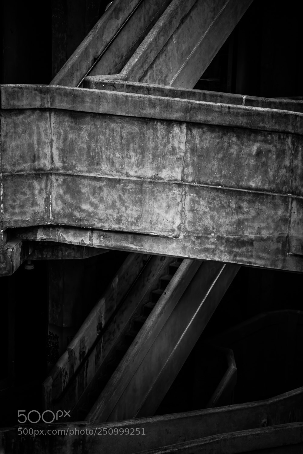 Canon EOS 5D Mark II sample photo. Spiral stairs photography