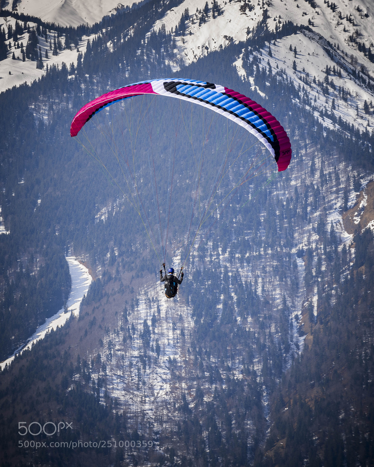 Nikon D7100 sample photo. Paragliding in wallberg photography
