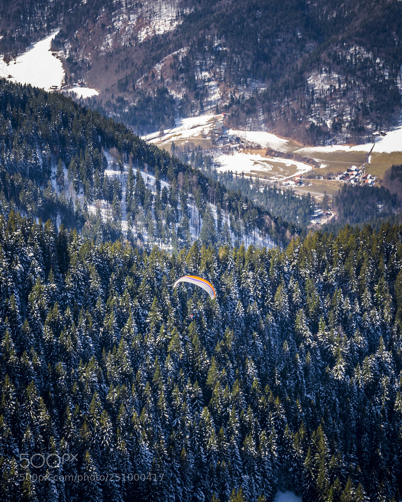Nikon D7100 sample photo. Paragliding in wallberg photography
