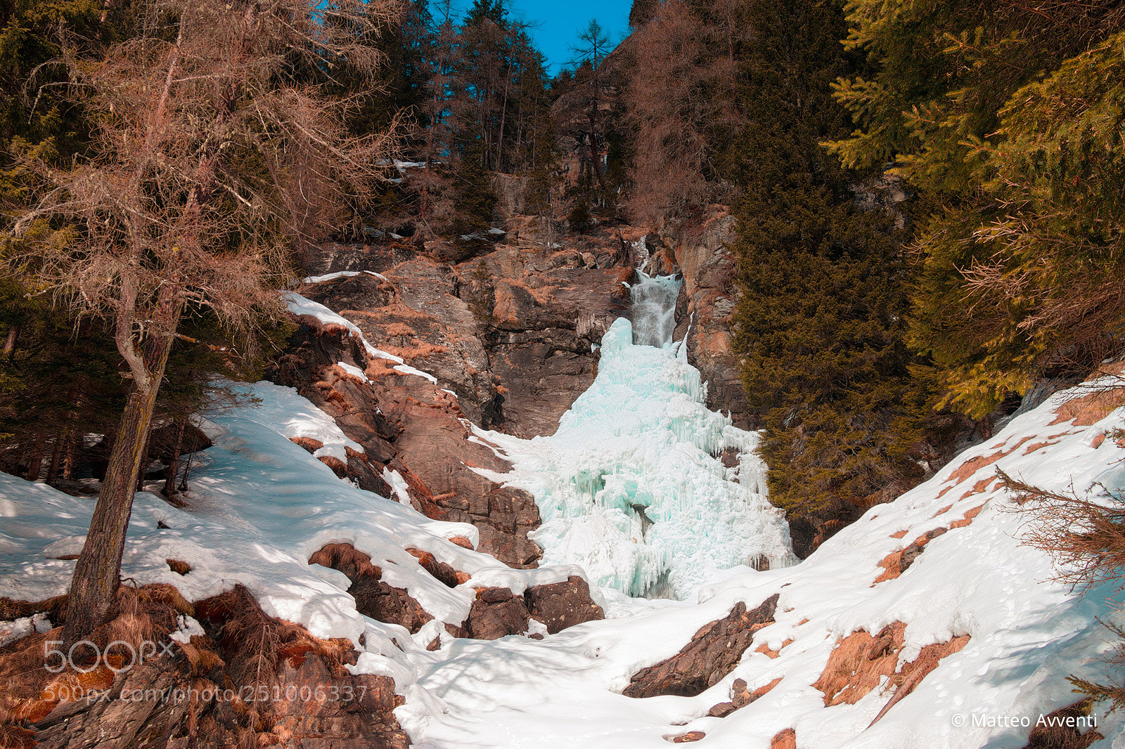 Canon EOS 70D sample photo. Frozen watefall photography