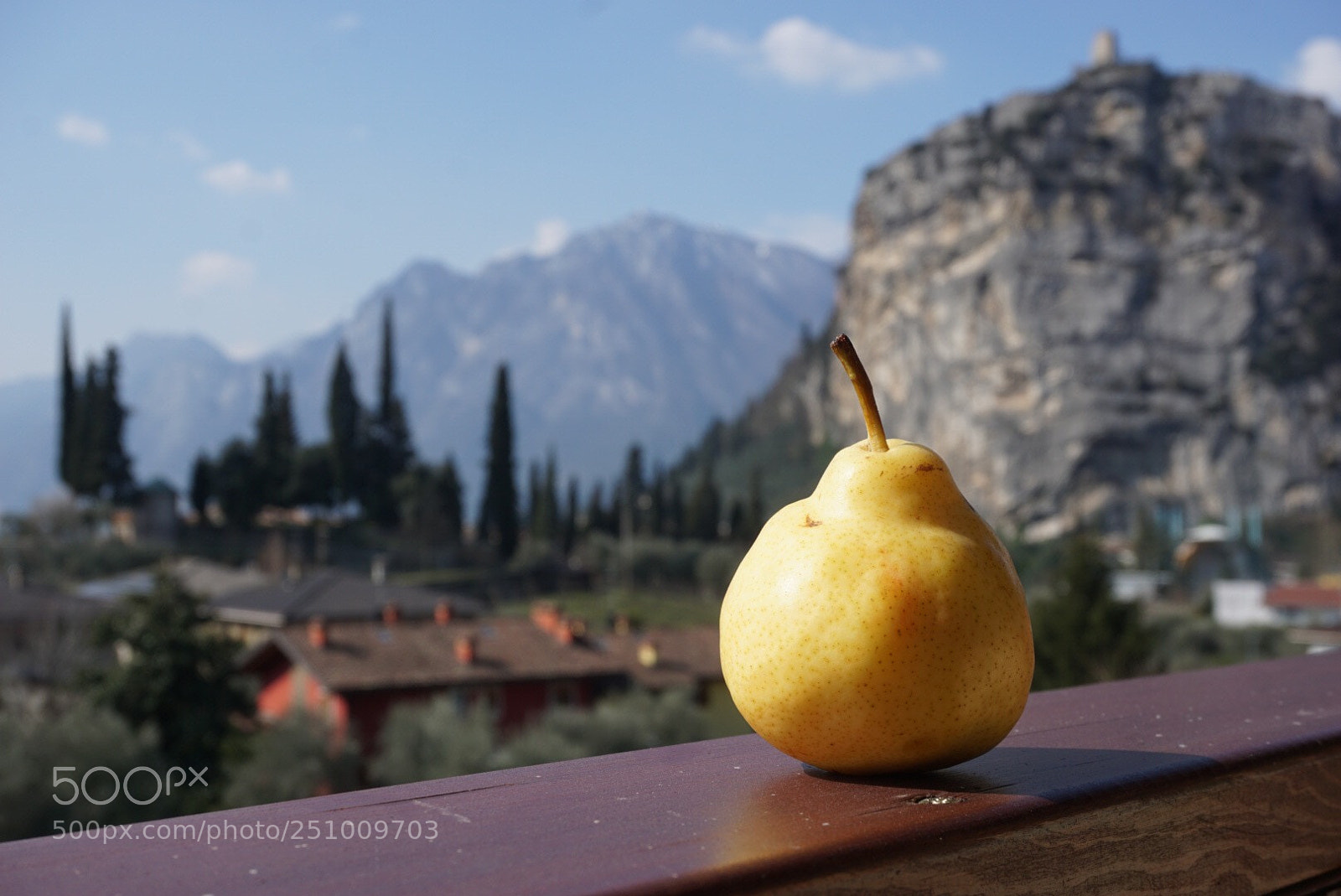 Sony a6000 sample photo. Pear in italy  photography