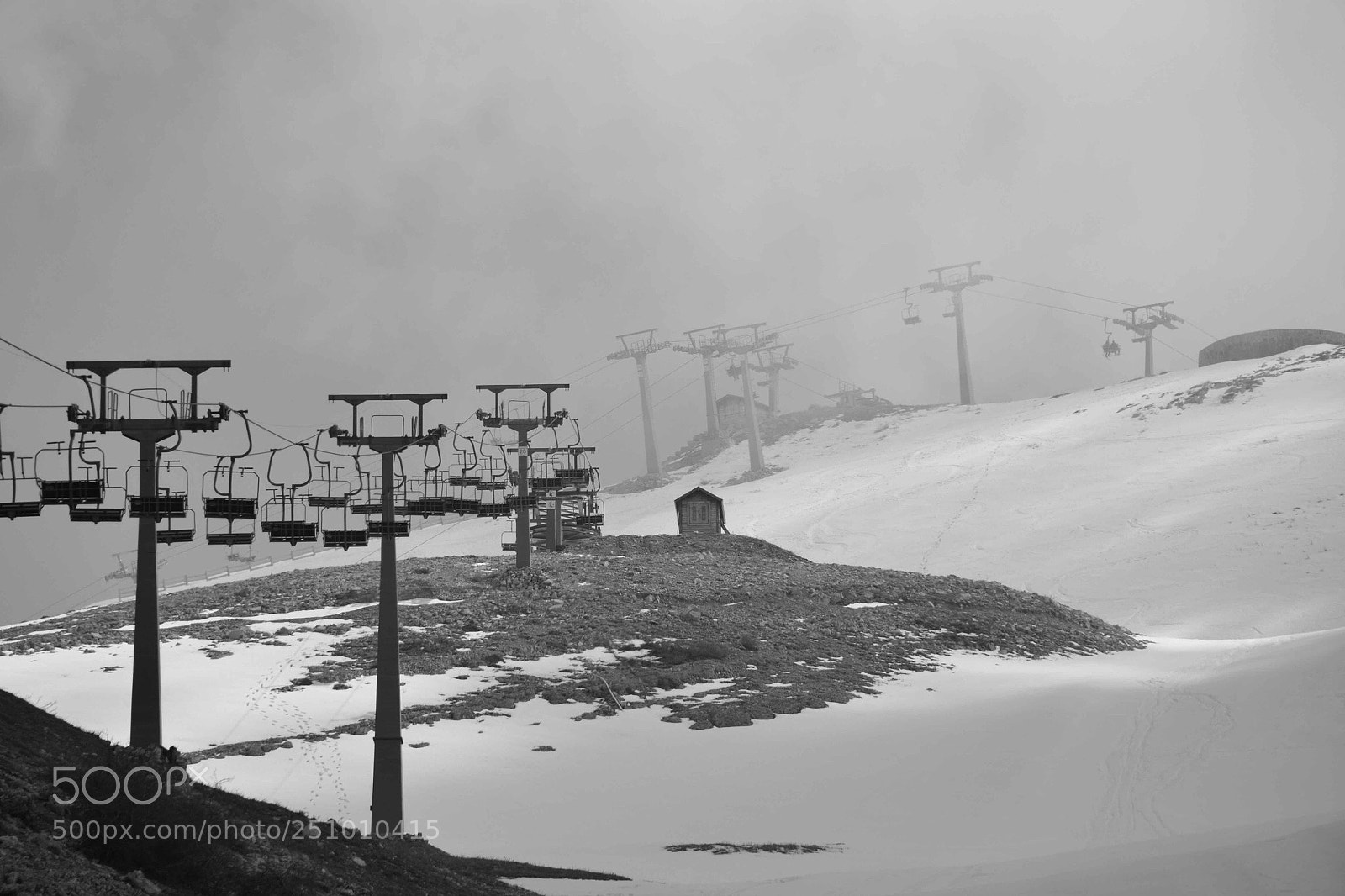 Nikon D800 sample photo. Ski in black & white photography