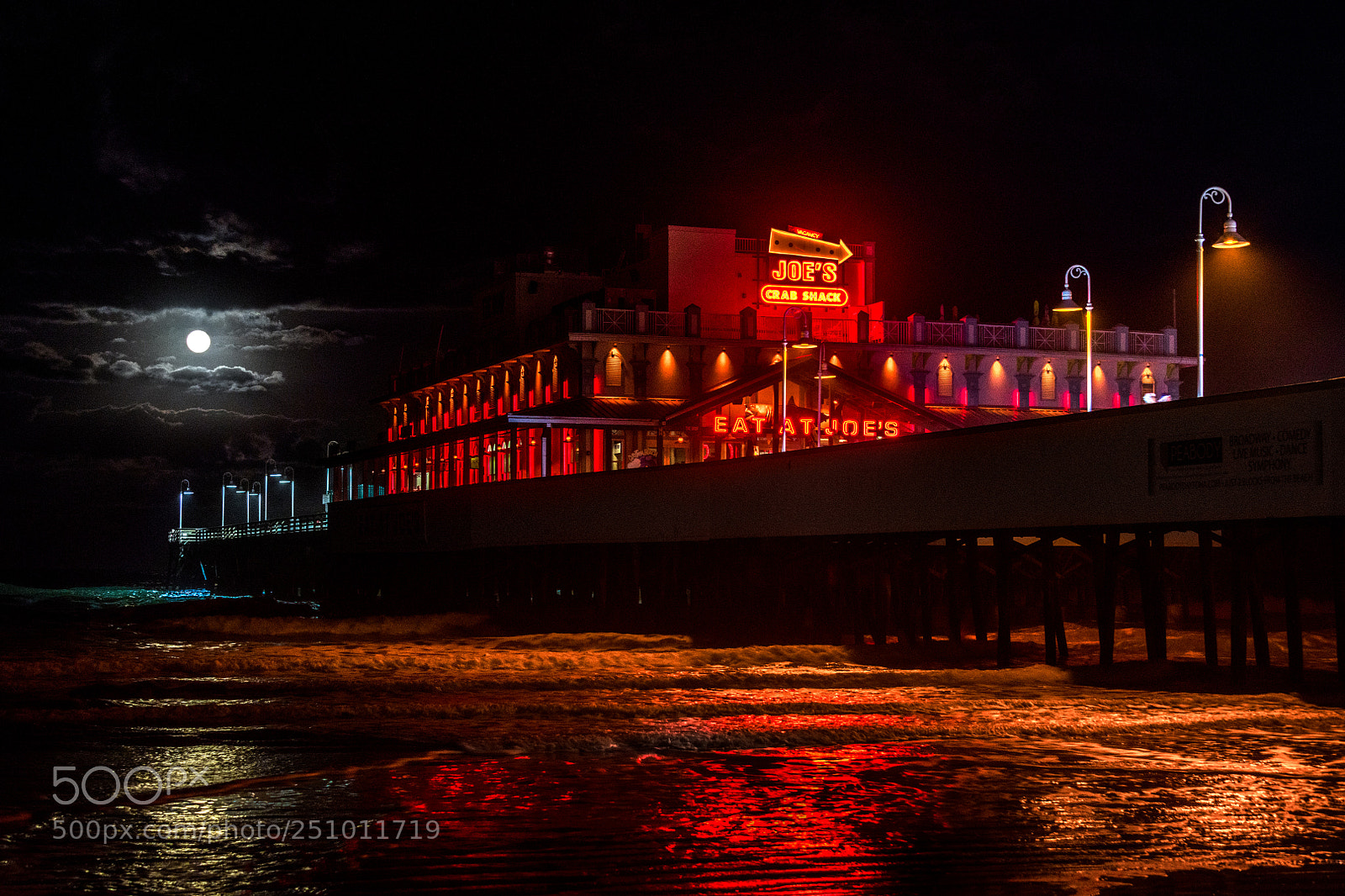 Nikon D850 sample photo. Super moon over daytona... photography