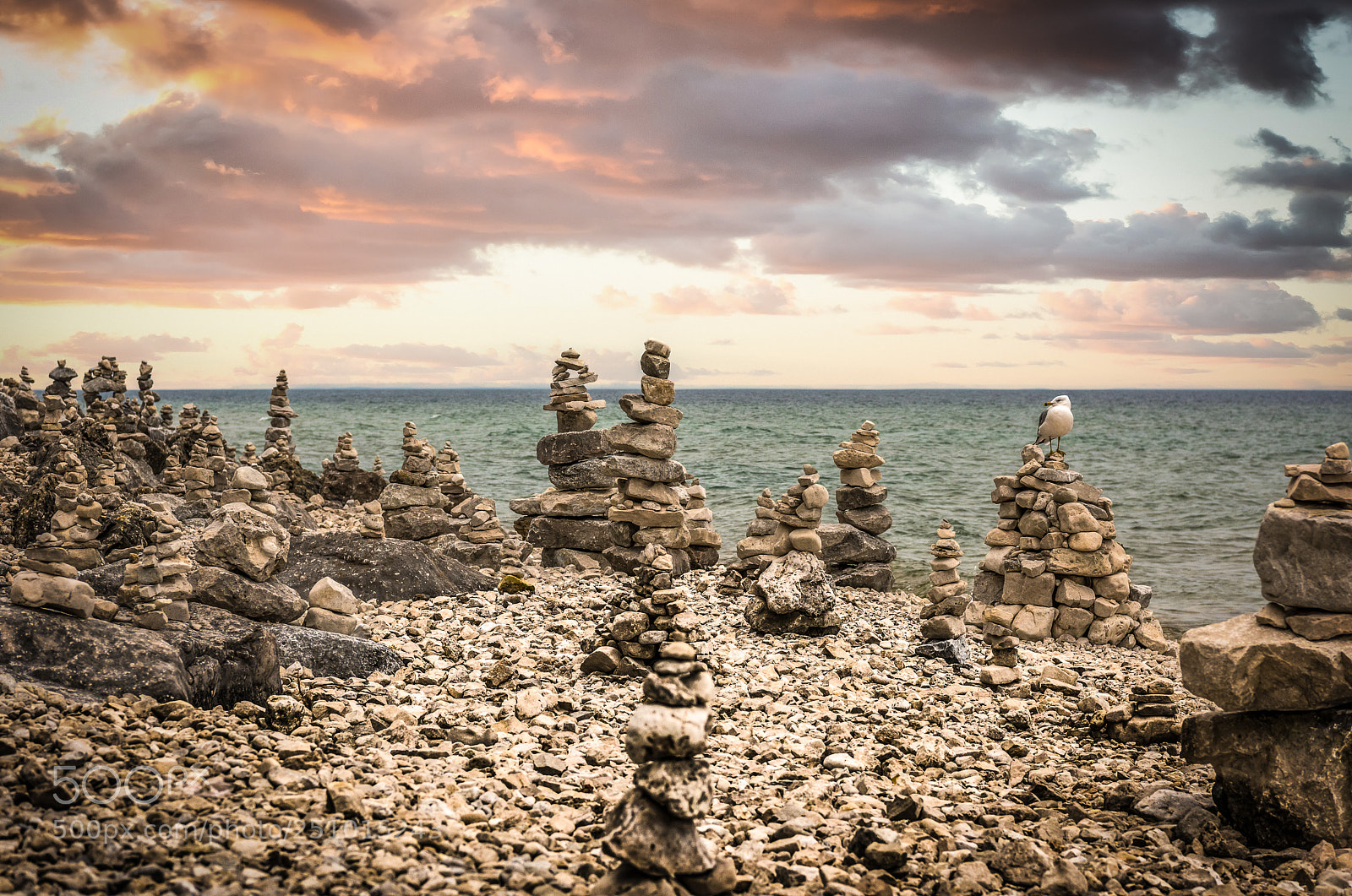 Nikon D810 sample photo. Rock stacks on mackinac photography