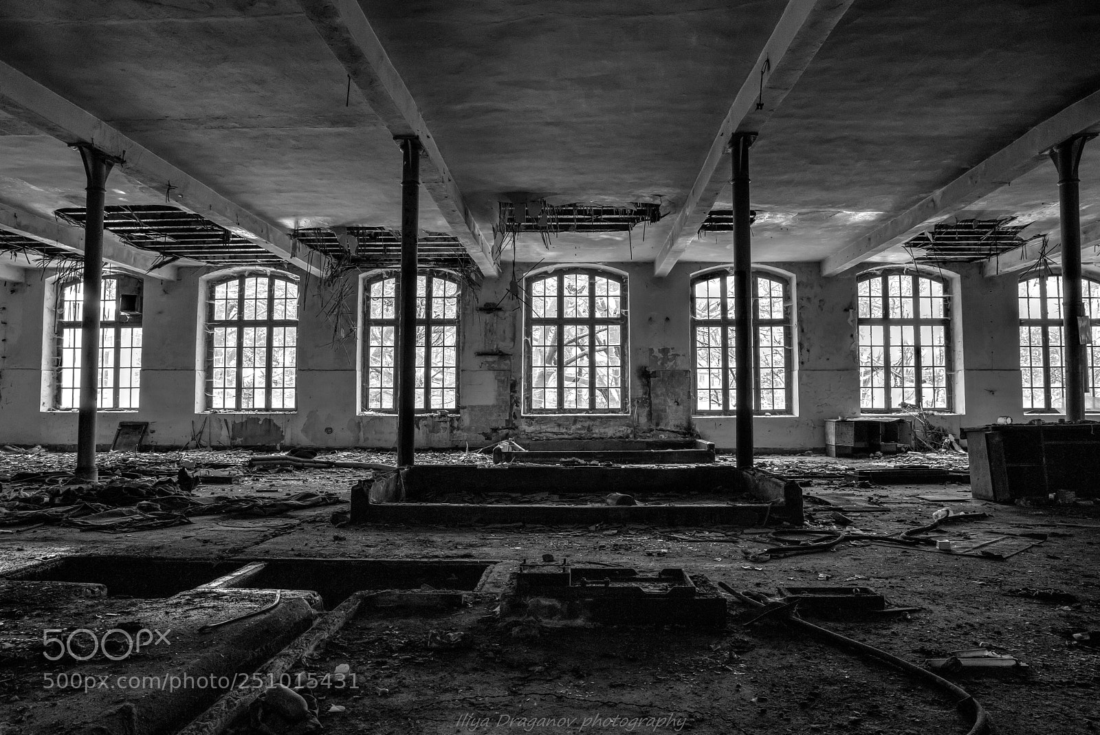 Canon EOS 70D sample photo. The abandoned factory photography