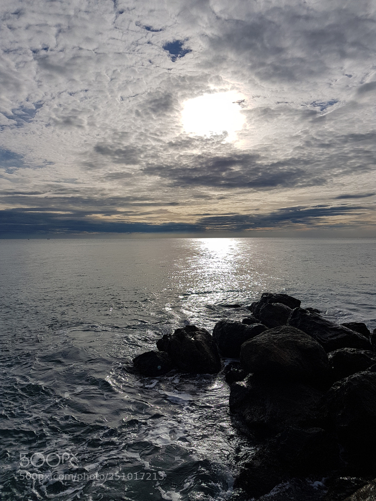 Samsung Galaxy S7 sample photo. Liguria sunset photography